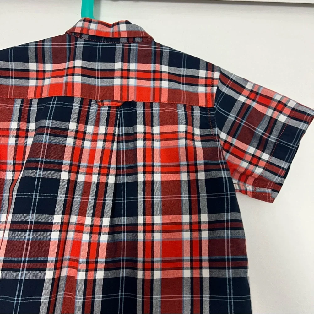 The Children's Place Baby Boys and Toddler Poplin Short Sleeve Button Down Shirt